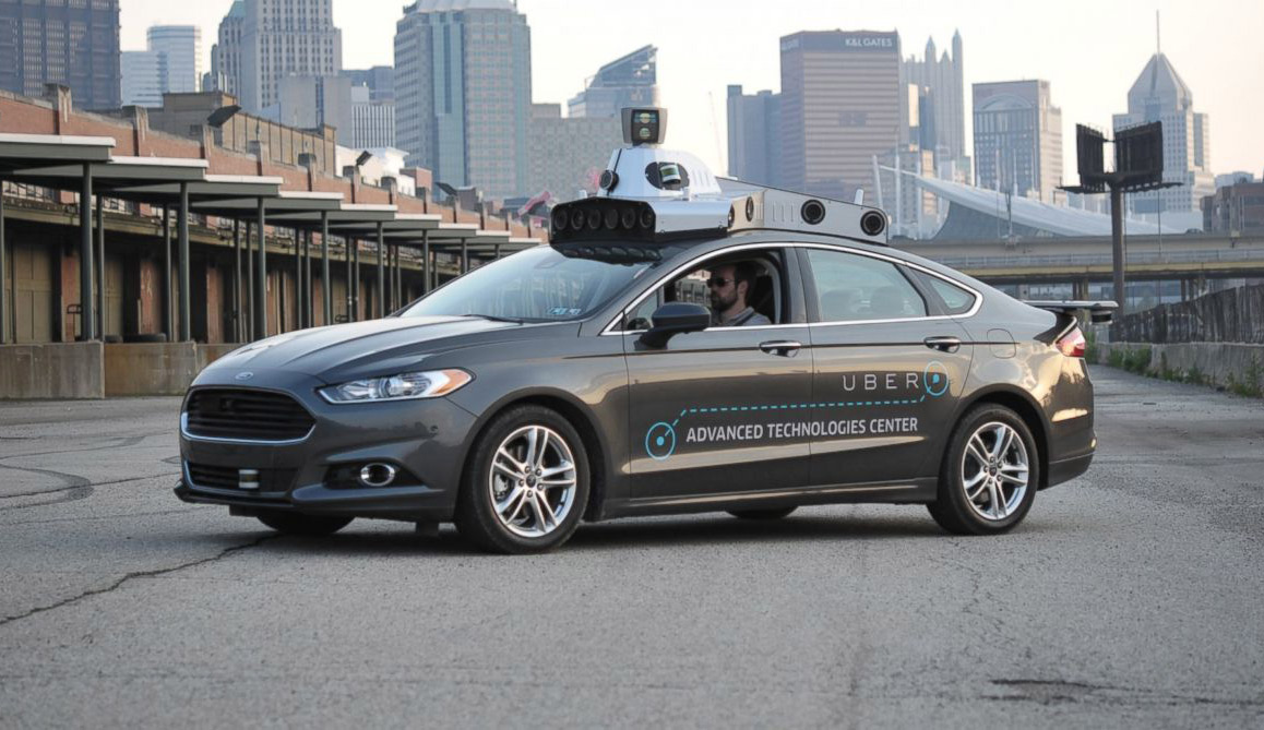 Uber Ford Fusion autonomous car