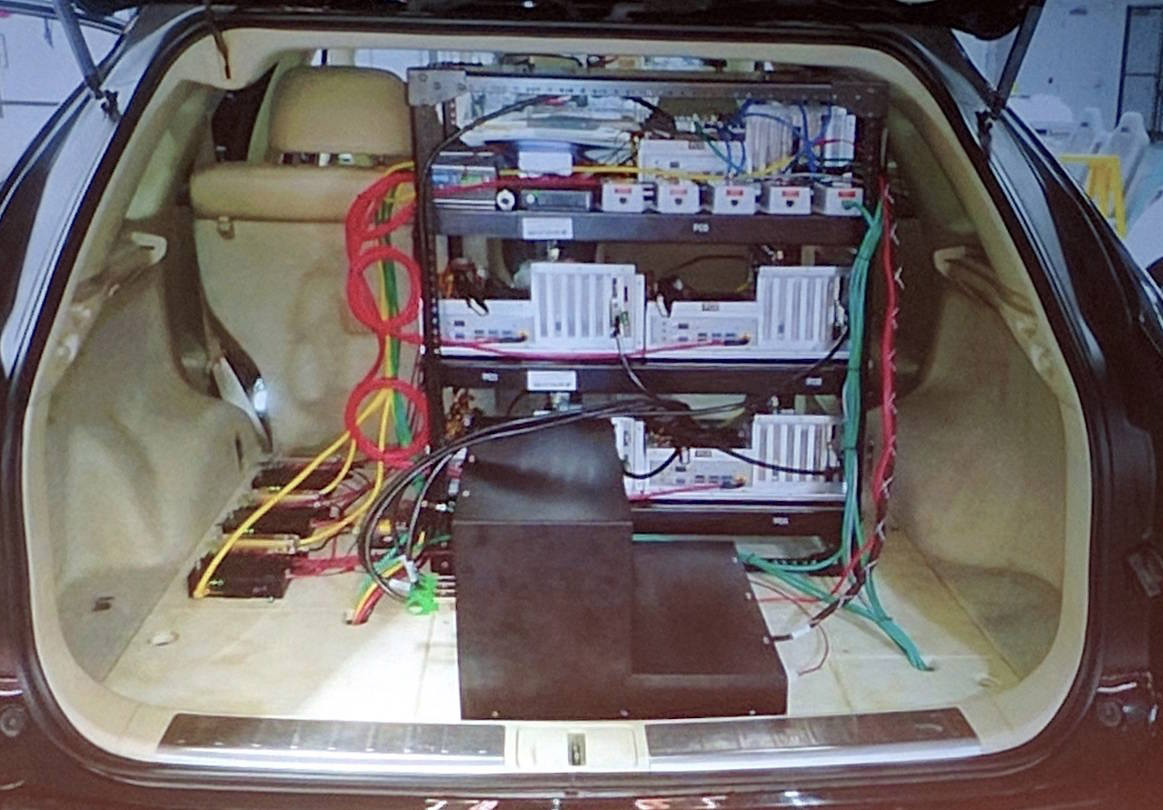 Google Car Early stage prototype interior