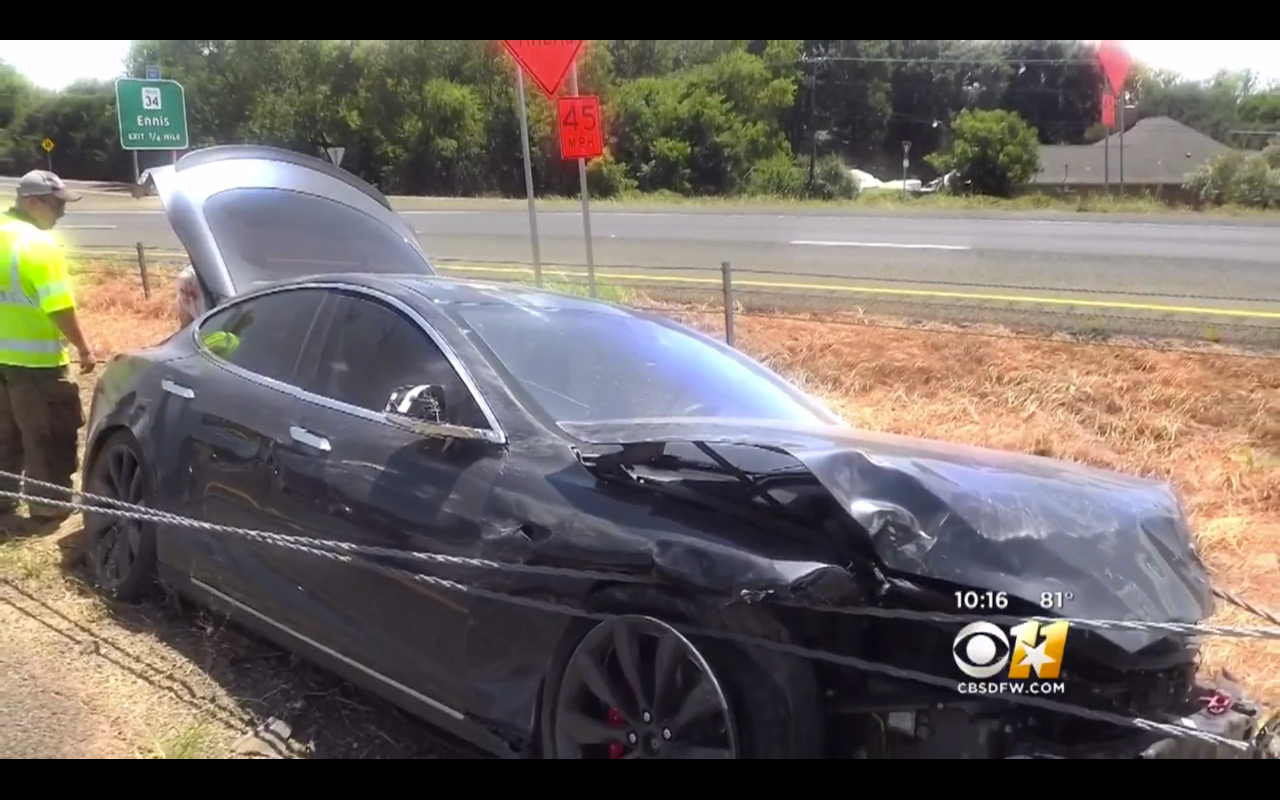 Mark Molthan Tesla Model S crash