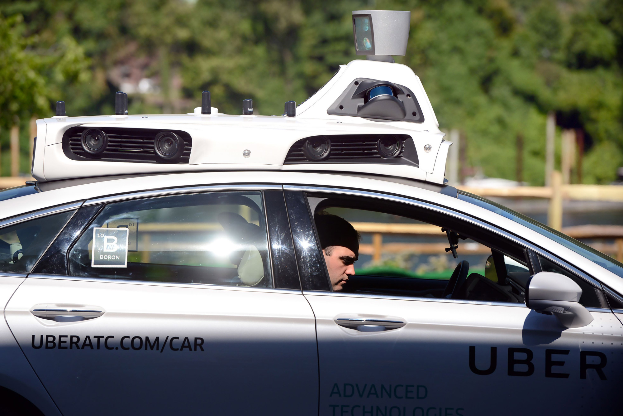 uber ford fusion autonomous details
