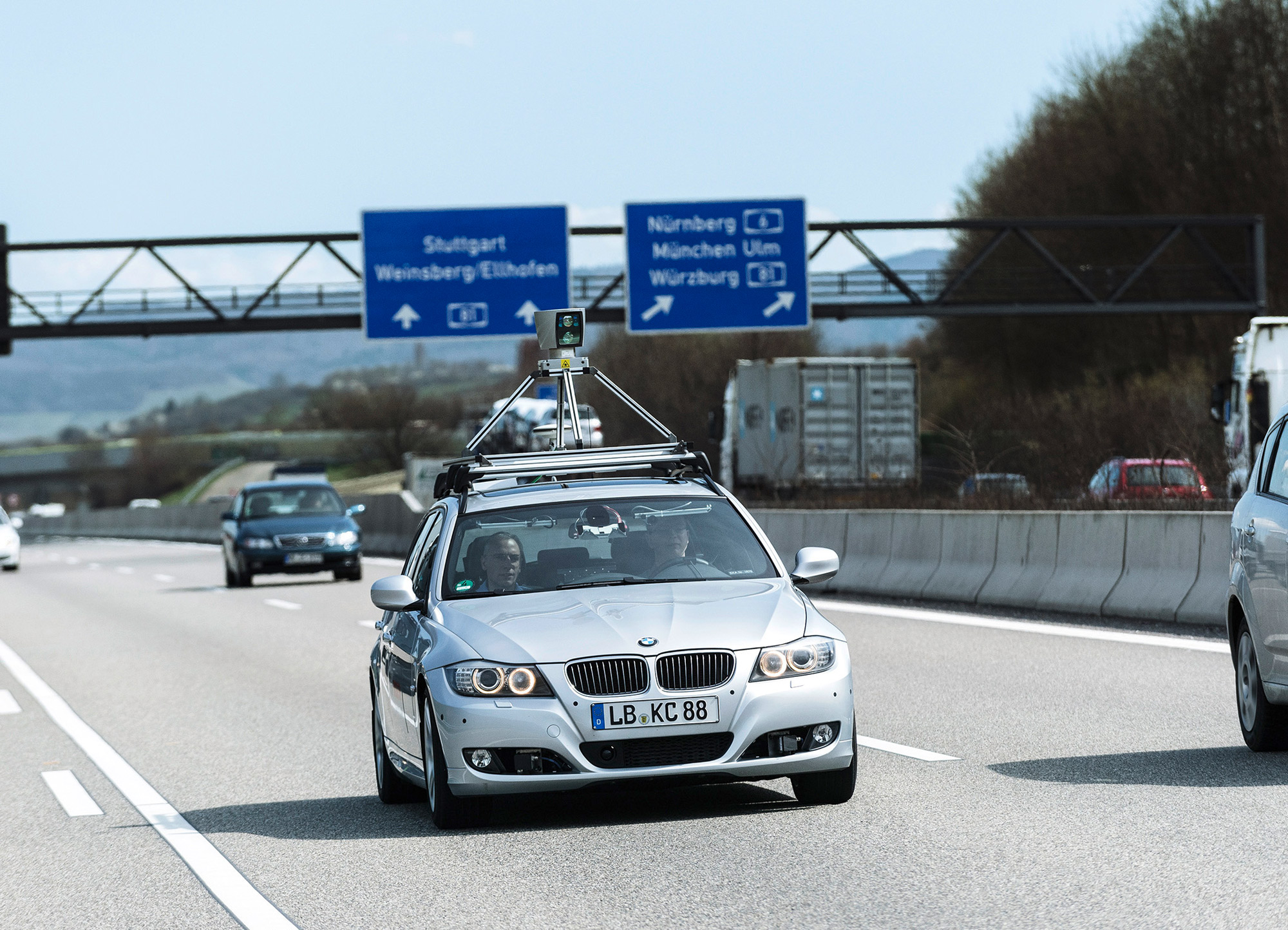 BMW self-driving Germany road