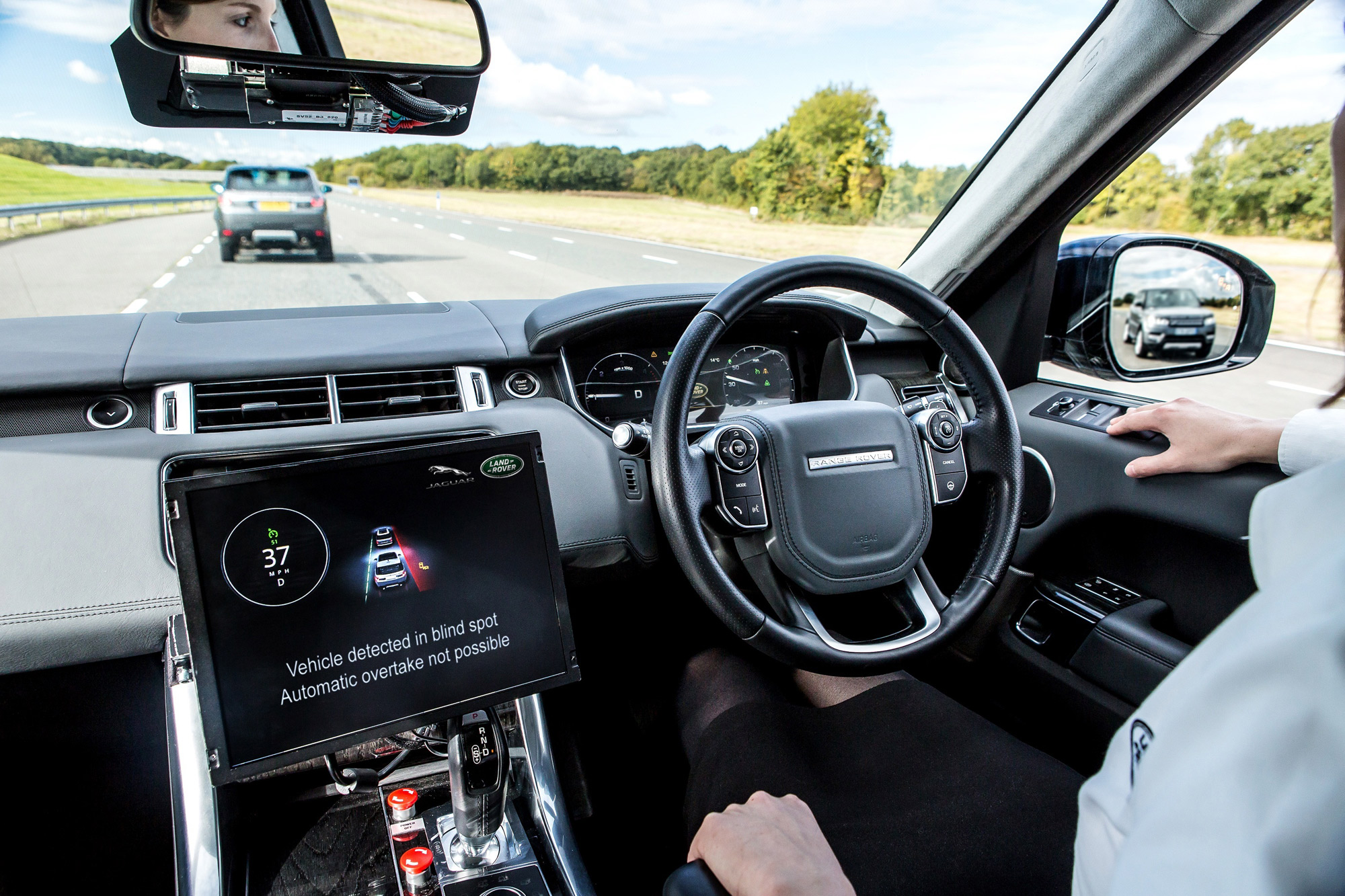 Jaguar Land Rover UK autodrive advanced highway assist
