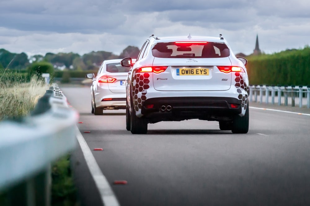Jaguar Land Rover UK autodrive connected autonomous vehicles trials