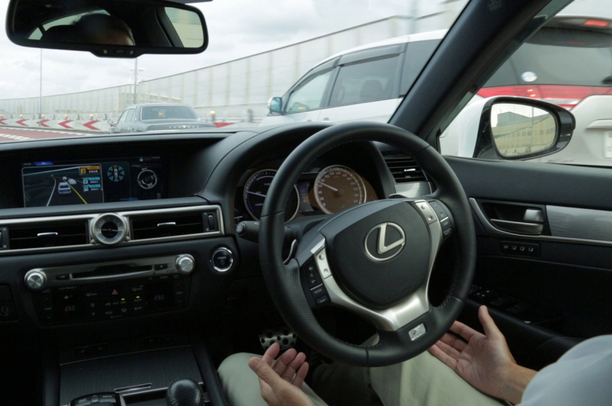 Lexus self-driving interior
