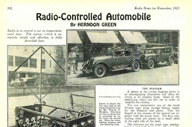 radio control vehicle 1925