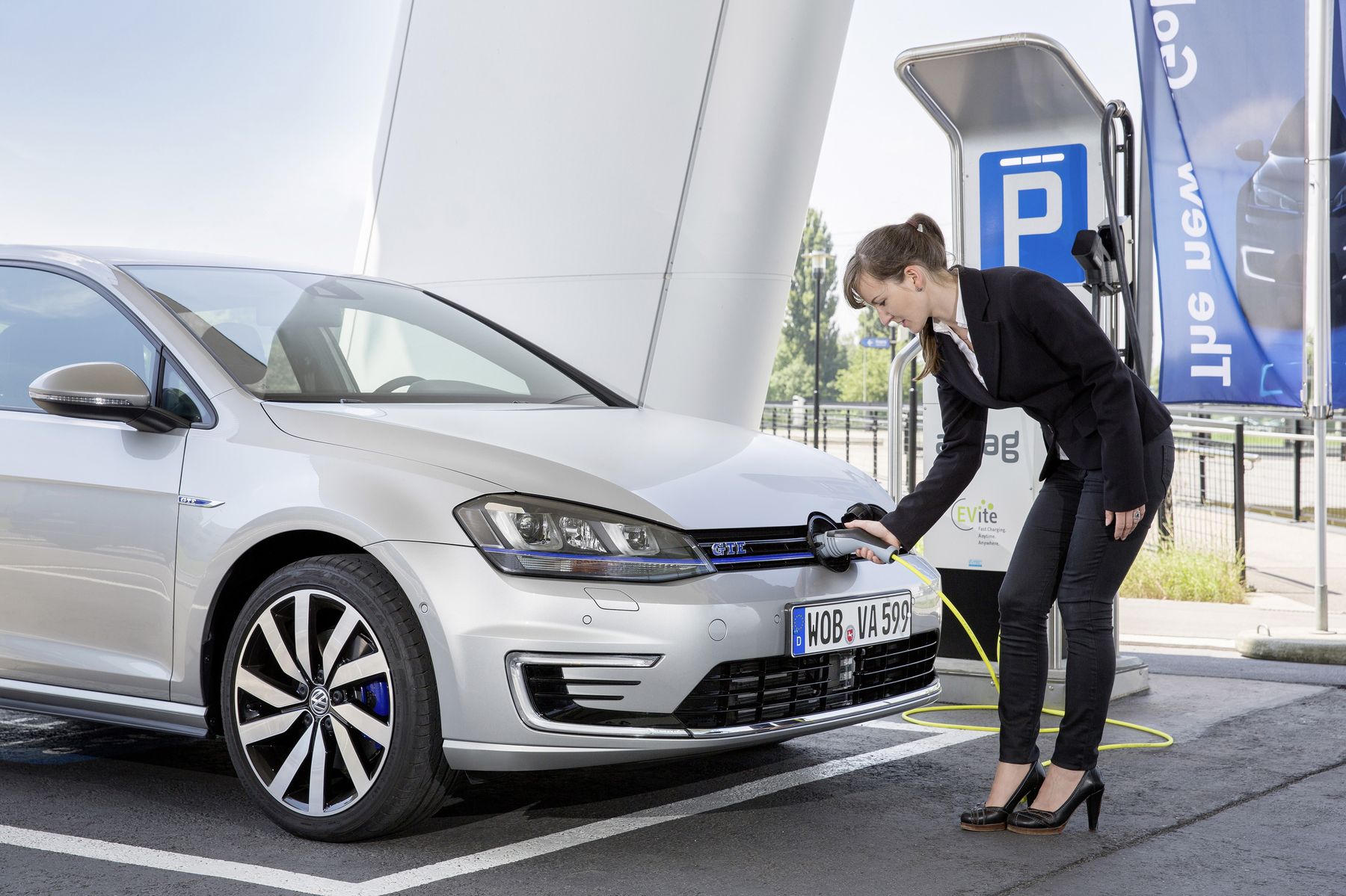 Volkswagen charging station