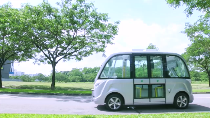 singapore self driving bus