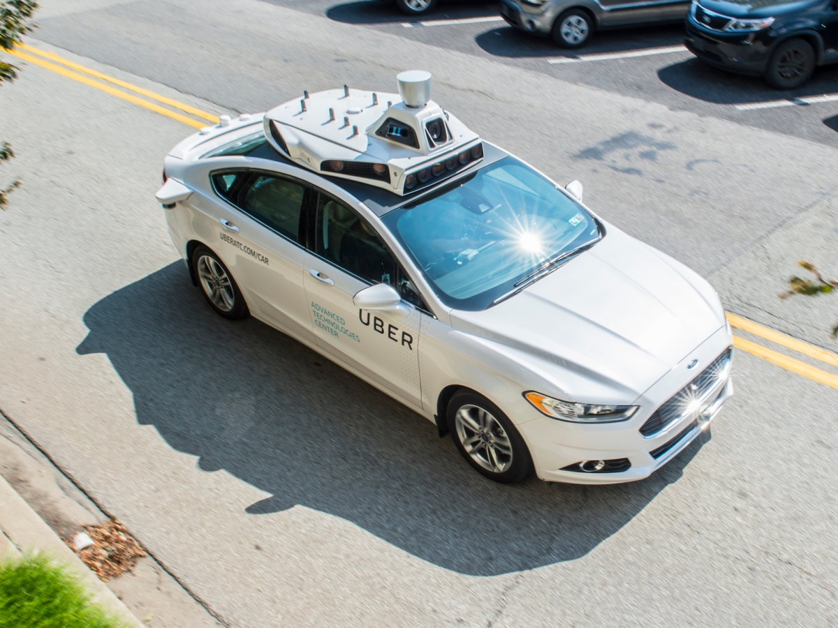uber self driving ford fusion
