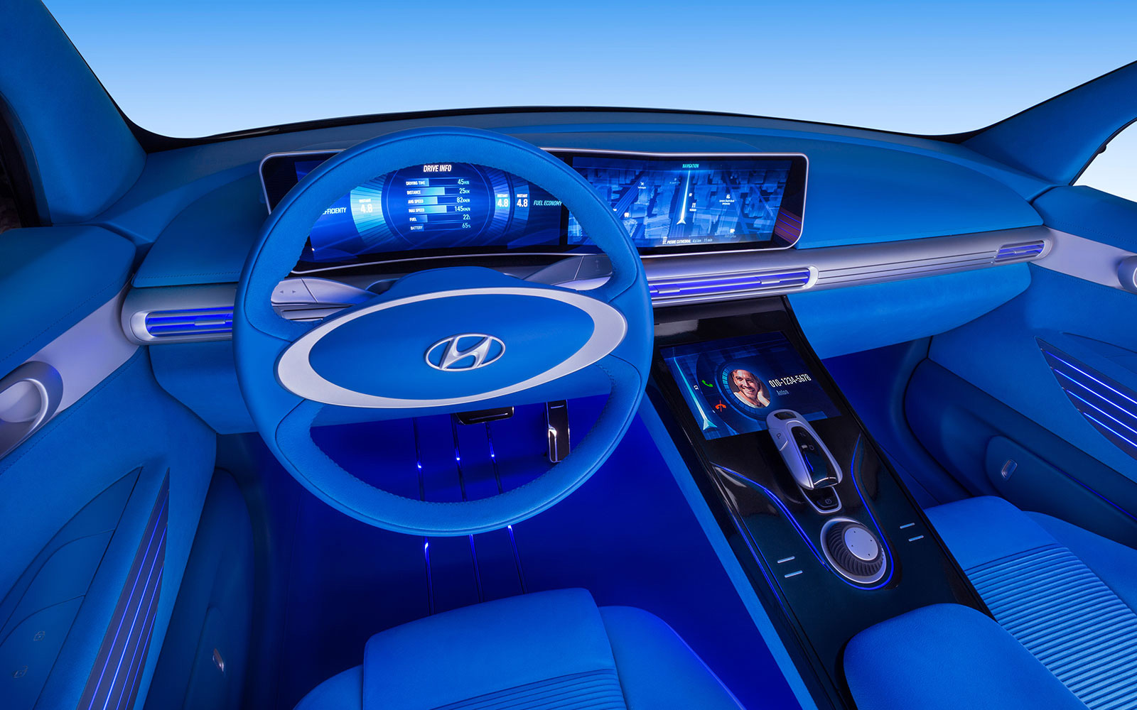 Hyundai FE Fuel Cell Concept interior