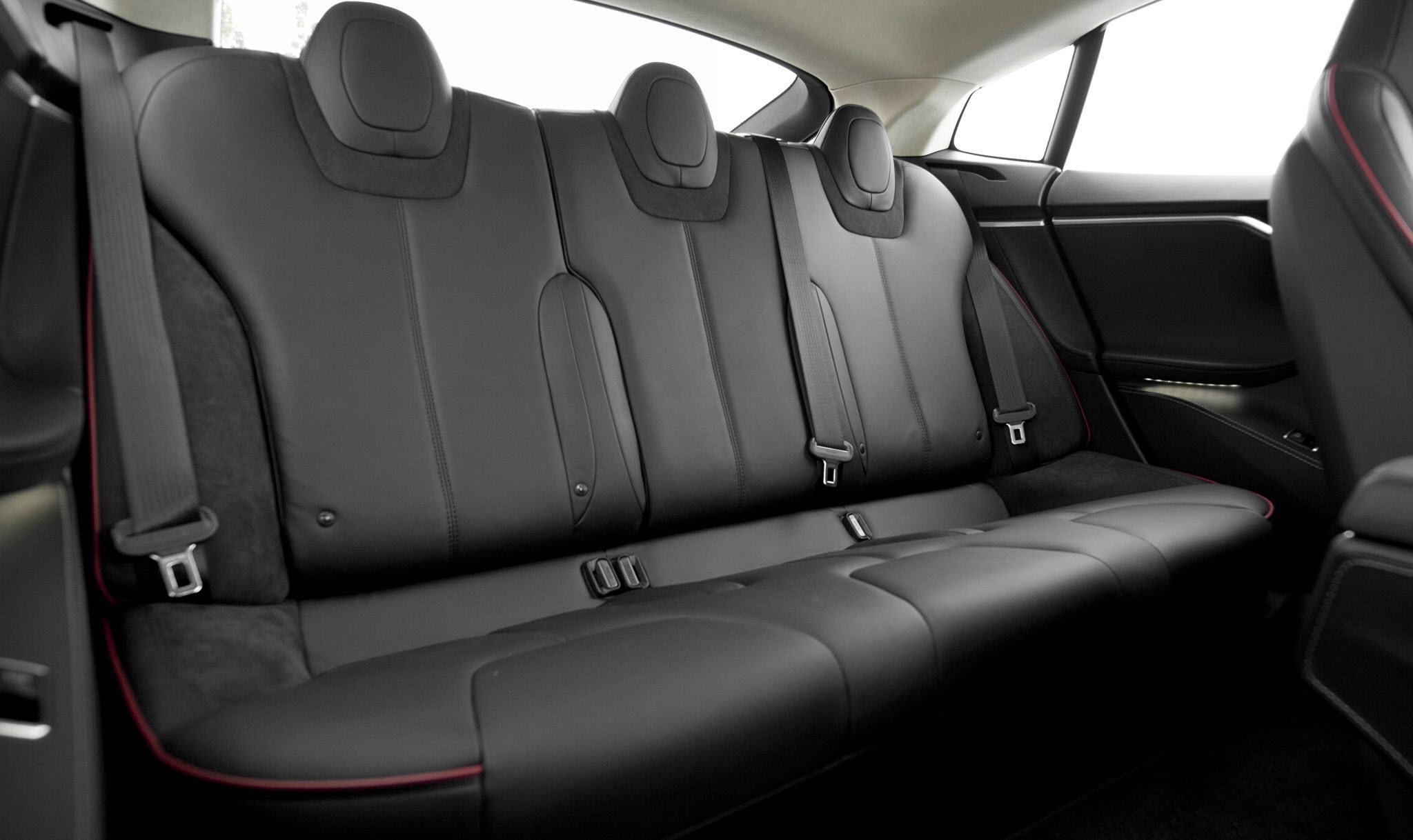 Tesla Model S rear seats