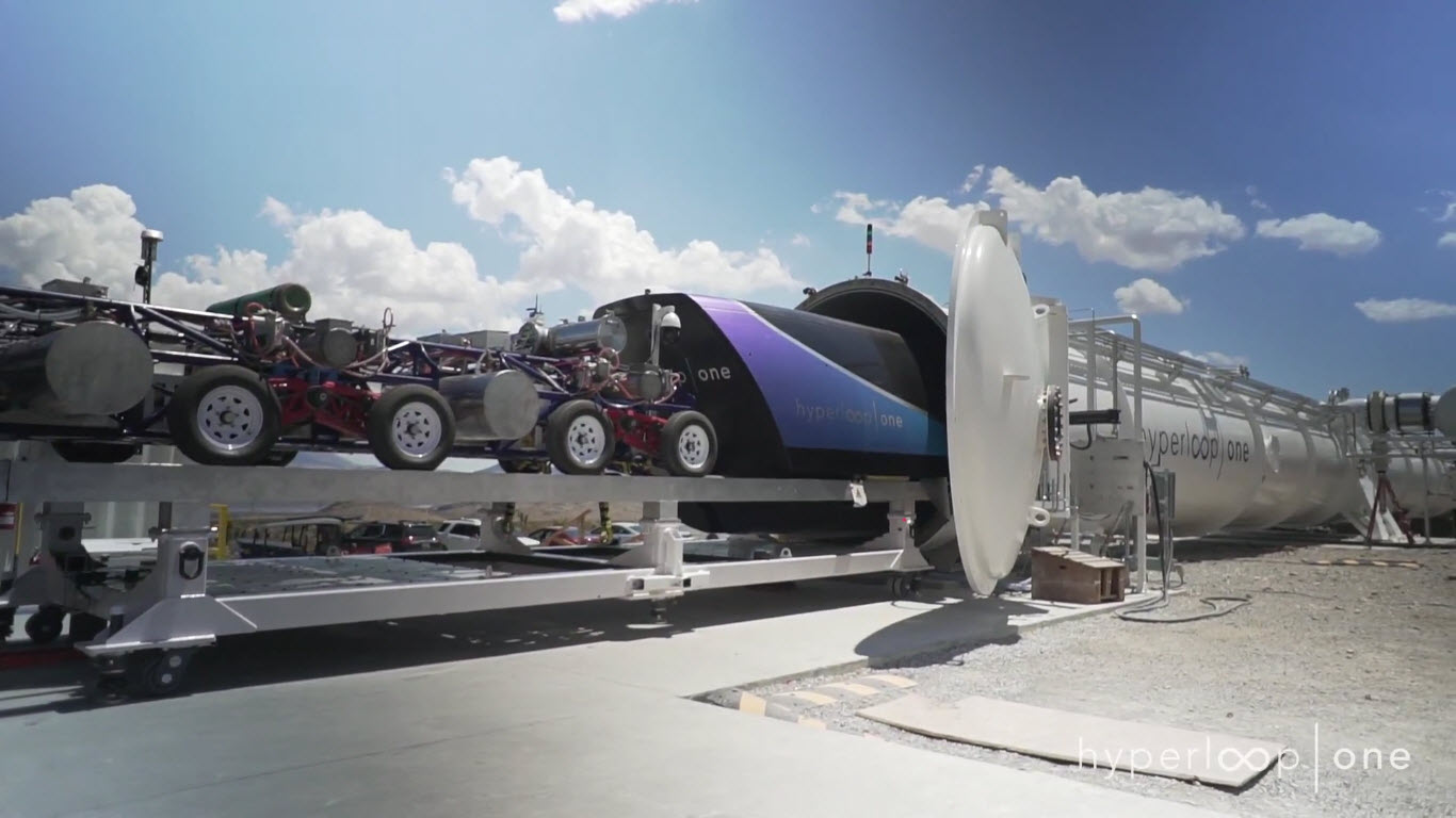 hyperloop one speed