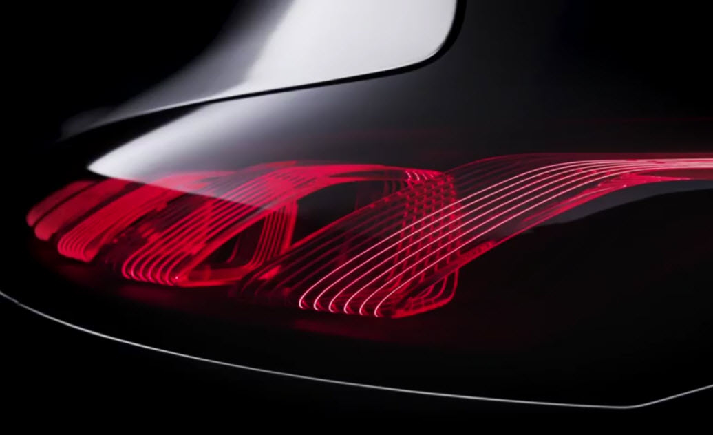 Mercedes EQ concept lights