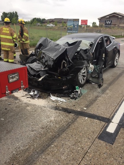 Tesla Utah accident