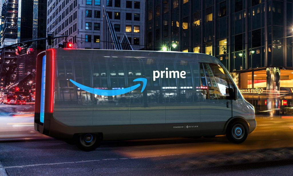 Amazon Rivian Electric Van