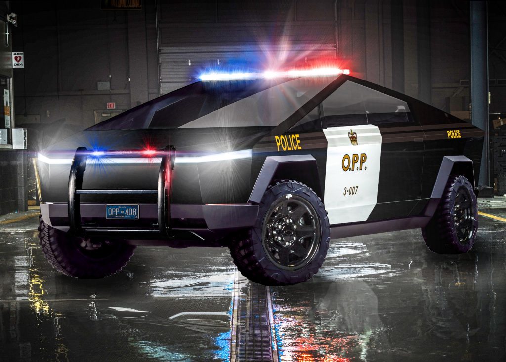 Tesla Cybertruck Police