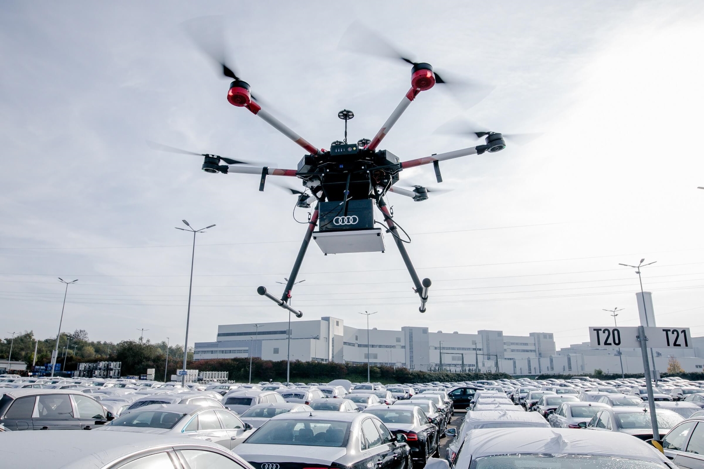 Η Audi χρησιμοποιεί drones