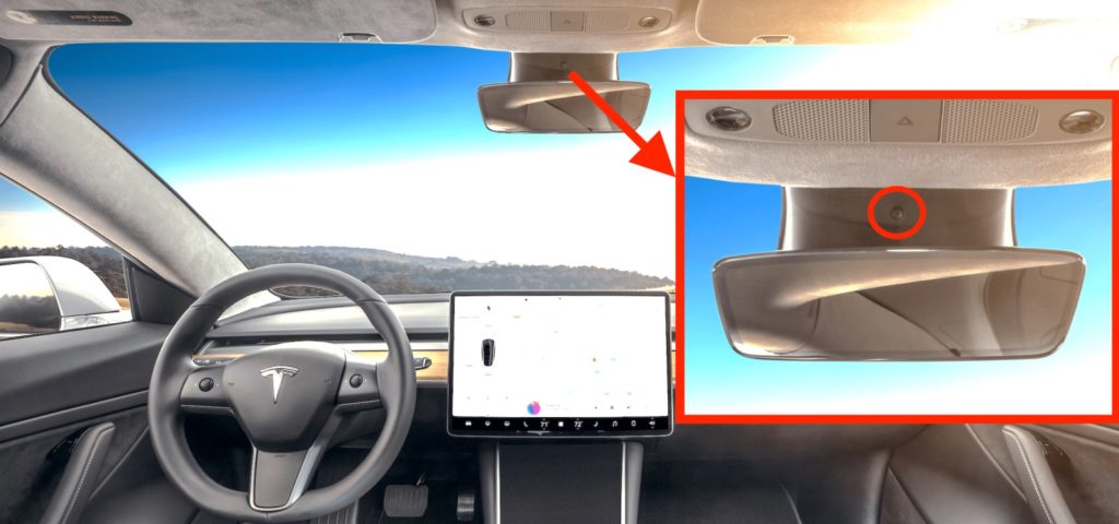 Tesla inside camera