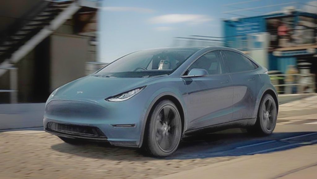Tesla compact hatchback
