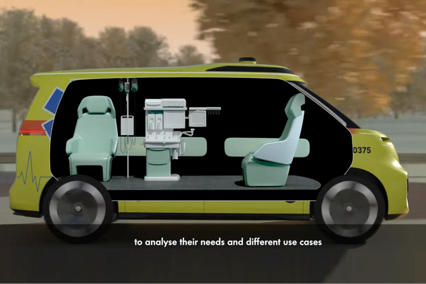 Το Volkswagen ID.Buzz ως αυτόνομα κινούμενο ασθενοφόρο