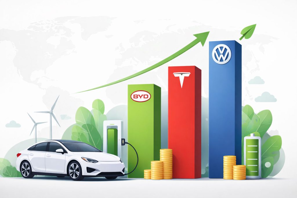 Top Auto Brands EV Sales