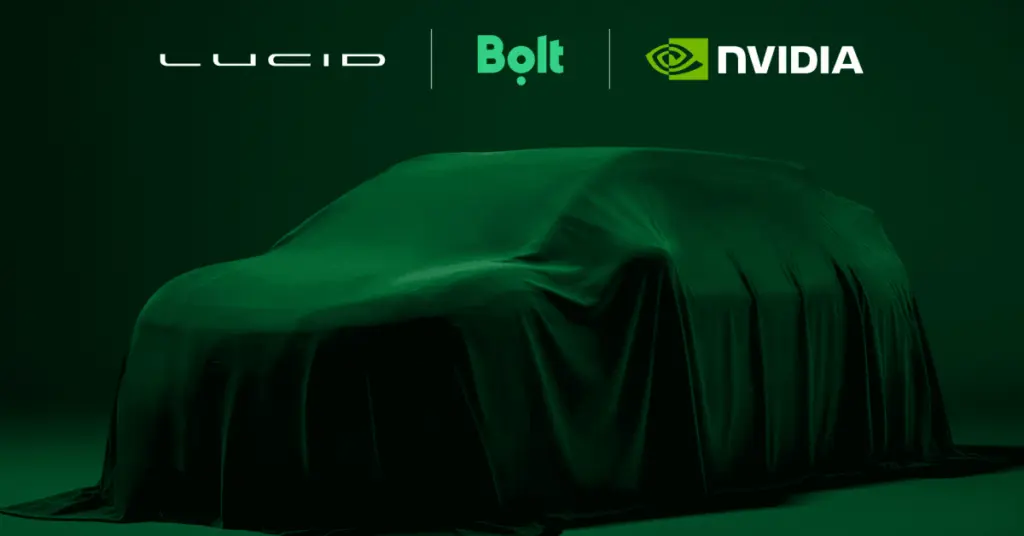 Αυτόνομο όχημα της Lucid με αισθητήρες robotaxi