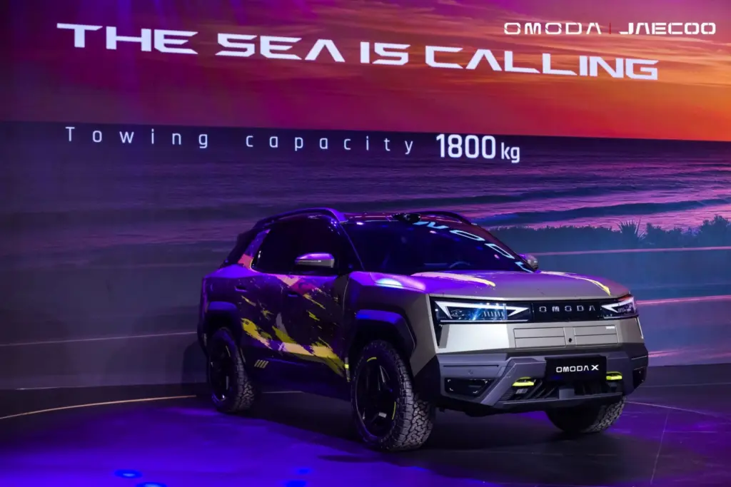 Το φουτουριστικό ηλεκτρικό SUV Omoda X της Omoda Jaecoo