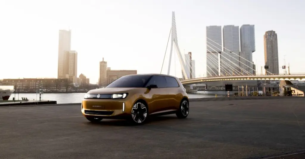 Το πρωτότυπο μικρό ηλεκτρικό αυτοκίνητο Volkswagen ID. EVERY1