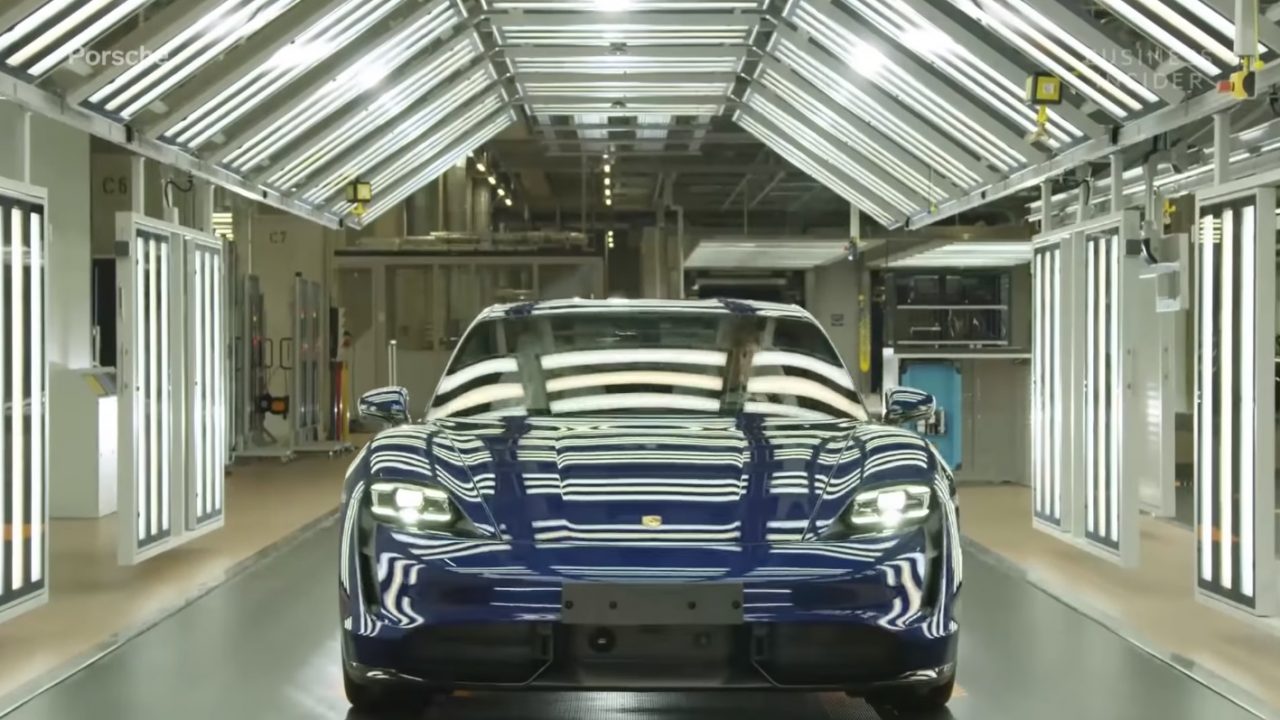 Porsche Taycan Production Line