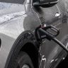 Electric Car charge rain